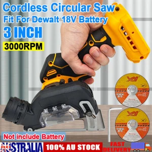 Cordless 75mm 3'' Circular Saw Mini Cutting Tool Blade For DEWALT 18V Battery - Picture 1 of 11