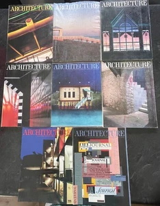 Architecture Magazines 1987 Lot of 8 (missing January, February, July, November) - Bild 1 von 17