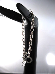 THOMAS SABO CHARM CLUB 925 STERLING SILVER BRACELET BANGLE (19.5 cm / 9.7 g) - Picture 1 of 10