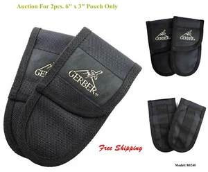 2 x LARGE SIZE BRAND NEW 15x8cm GERBER MULTI TOOL /KNIFE POUCH/SHEATH BUY IT NOW - Picture 1 of 7