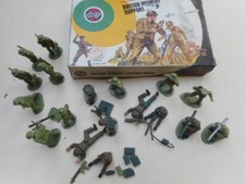 1973 Airfix Soldiers 1/32 Scale Ww2 British Army Support Group target Box Boxed