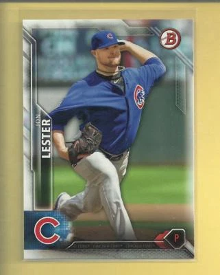 Jon Lester 2016 Bowman Card # 17 Chicago Cubs Baseball MLB World Series Champs - Image 1 of 2