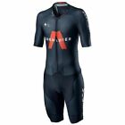 Ineos Cycling Bodysuit Short Sleeve Cycling Jersey Triathlon Cycling Jumpsuit