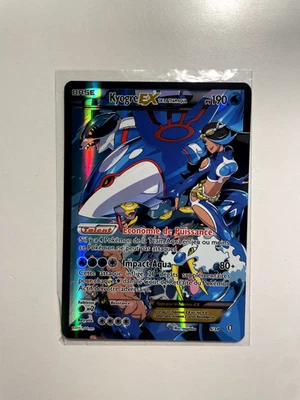 Kyogre de la team Aqua EX 6/34 Pokemon Card XY Double Danger Full Art - Image 1 of 2