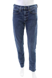 Rag & Bone Womens Cotton High Waisted Straight Leg Denim Jeans Blue Size 31 - Picture 1 of 6