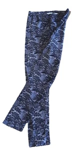 COTTON ON Black And White Stretch Leggings U.K. Medium 26-28”W 27”L - Picture 1 of 4