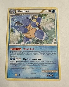 Blastoise 13/95 Unleashed Pokemon Card Non-Holo LP/NM - Picture 1 of 2