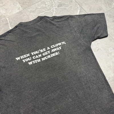 Винтажная футболка 80-х Funland фильм клоун комедия ужасов промо размер средний - Изображение 1 из 4