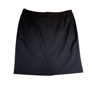Jones New York Collection Woman Black A-Line Skirt Below Knee Classic Lined - Picture 1 of 15