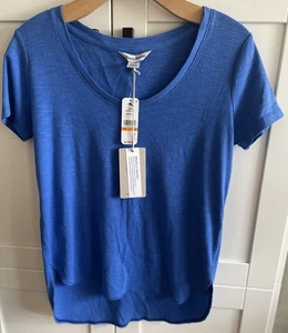 Tommy Bahama GRÖSSE SMALL KOBALT MEERBLAU ASHBY IGLES SS T-SHIRT TOP NEU Neu mit Etikett - Bild 1 von 3