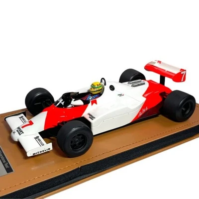 Modellino F1 Tecnomodel 1/18 McLaren MP4/1C Ayrton Senna #7 Test Drive Silver... - Immagine 1 di 4