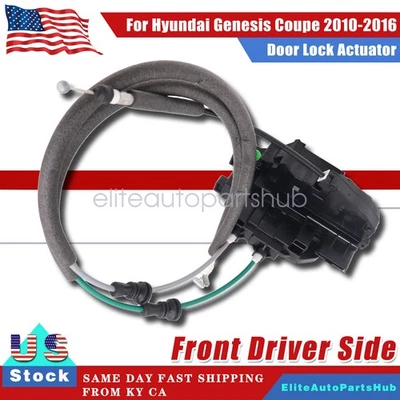 Actuador de bloqueo de puerta delantero izquierdo lado del conductor para Hyundai Genesis cupé 2010-2016 Foto 1 de 4