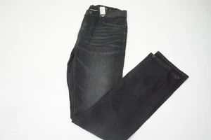 John Varvatos Bowery Slim Straight Black Wash Mens Cotton Jeans Sz 30 Brand New  - Picture 1 of 8