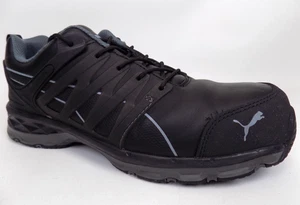 PUMA Men's Velocity Low 2.0 Comp Safety Toe Work Sneakers Size 11 M, Black - Picture 1 of 11