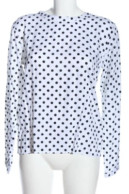 BLENDSHE Blusa de manga larga Mujeres Blusa Talla EU 38 blanco-negro look casual - Imagen 1 de 4