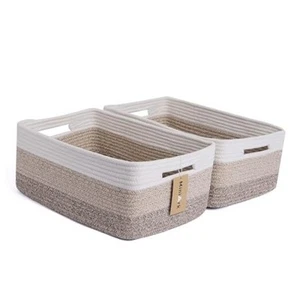 Large Storage Baskets for Shelves, Closet Organizers Bins for Clothes Blanket - Picture 1 of 8