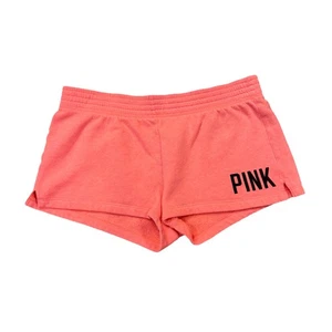 Y2k Vintage Victoria's Secret PINK koralle Frottee Shorts Loungewear Gr. Small - Bild 1 von 5