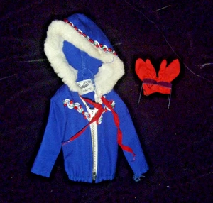 VTG 1963-1964 MATTEL BARBIE -#948 SKI QUEEN-DOLL OUTFIT--SS-78-PA - Picture 1 of 3
