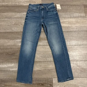NWT MOTHER Jeans Size 26 The Mid Rise Rider Ankle Wash Blue Lhasa Love - Picture 1 of 19