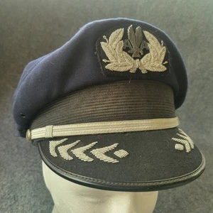 Vintage ~ 1960s American Airlines Captain Cap ~ 6 7/8 Pilot Hat Superior Uniform - Picture 1 of 15
