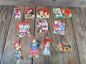 Tarjetas de San Valentín vintage varias marcas doble globo CAC CPC litografía Gibson - Imagen 1 de 11