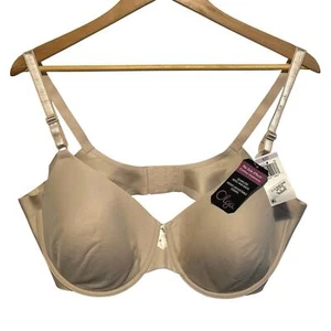 Sujetador con aros Olga 42D Contour bronceado sin costuras correas ajustables talla grande NUEVO - Imagen 1 de 6