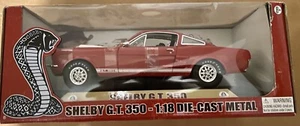 NIB RARE Shelby Collectibles Red Shelby Mustang GT350 1/18 - Bild 1 von 1
