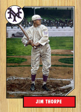 JIM THORPE 87 CUSTOM ART CARD ### BUY 5 GET 1 FREE ### or 30% OFF 12 OR MORE