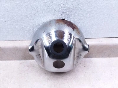 Cubierta de canastilla de faros Indy para Suzuki 550 Triple GT GT550 CÁSCARA CROMADA 1975 ANSI-B223 Foto 1 de 4