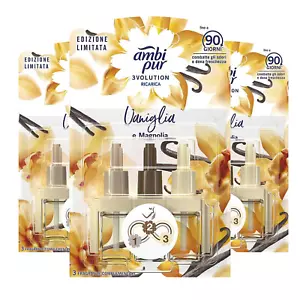 3x Ambi Pur 3Volution Vanille und Magnolie Lufterfrischer je 20ml Nachfüller - Bild 1 von 2