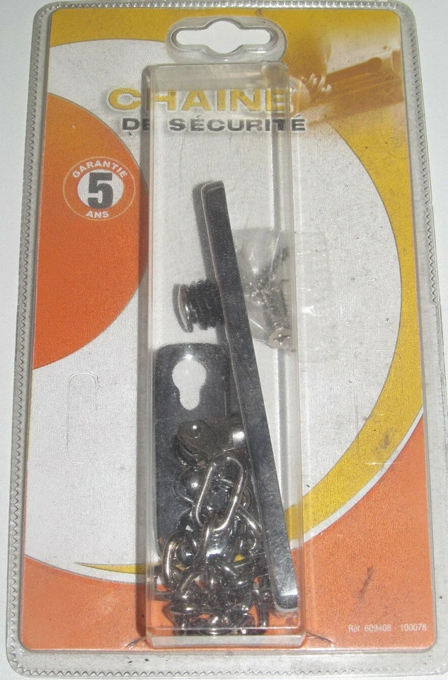 ENREBAILLEUR DE PORTE AVEC CHAINE EN ACIER NEUF - Photo 1/1