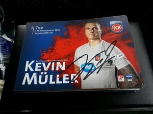 Signierte AK Kevin Müller 1.FC Heidenheim  NEU - Picture 1 of 1
