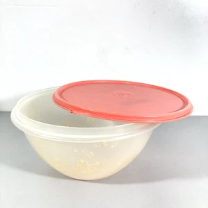 Cuenco Tuppeware con tapa a presión color melocotón 229-27 - Imagen 1 de 8