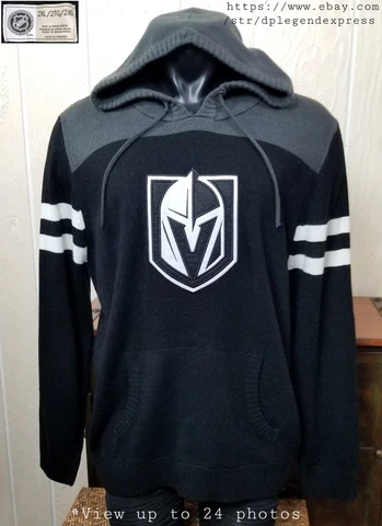 NHL Las Vegas Golden Knights Pullover Hoodie Knit Sweater *See Description Cover