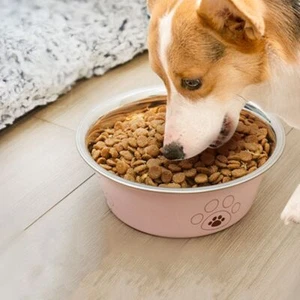 Stainless Steel Pet Food Bowl Pet Food Dispenser Bowls Pet Food Water - Picture 1 of 12