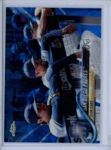 Tarjeta de equipo 2018 Topps Chrome Sapphire San Diego Padres #465 - Imagen 1 de 1