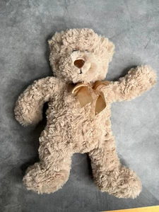 Oso de peluche Burton + Burton 13" beige poli suave - Imagen 1 de 5