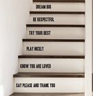 Inspirational Custom Word Decal Stair Decal Wall Decal Sticker Home Accessories