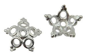 20 pcs Flower 5 Hole Bead Cap - 45564-146 - Picture 1 of 1