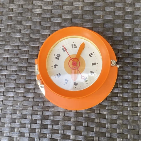 Time Works Acme Orbit Wall Clock/Post Modern Russian Submarine Style Cover