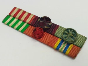 Original Portugués 2 Filas BARRA DE CINTA MILITAR Broche #2 - Imagen 1 de 3