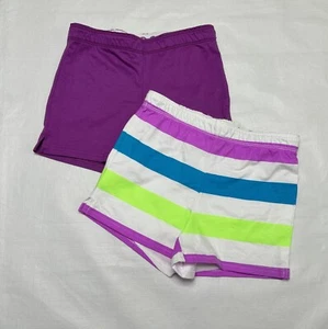 Girls Elastic Waist Pull-On Shorts-Set of 2: XS-S-M-L-XL - Picture 1 of 35