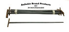 AuSable Brand 18&quot; x 3/8&quot; T-Bar Trap Anchor Stakes - Landscaping &amp; Camping (12PK)