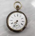 Antique Private Label Pocket Watch w/ 800 Silver Case ~ 'AS IS' ~ 4-K384