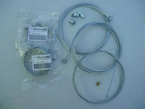 Italian Inner Cable Set To Fit Vespa PX PE T5 LML 4 Solderless Nipples 9 Pieces - Picture 1 of 1