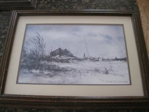 Donald Voorhees, 1979 LE 694/950 framed & matted art print 17x23" - Picture 1 of 4
