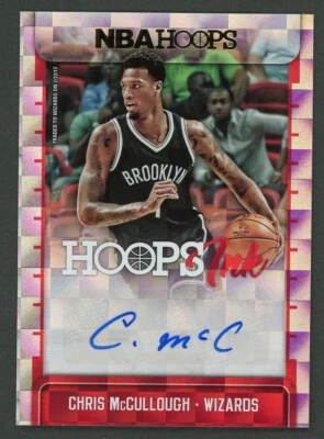 2017-18 Panini NBA Hoops Hoops Ink Chris McCullough #HI-CMH Auto Wizards - Image 1 of 2