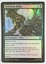 MTG Zendikar Rising LITHOFORM BLIGHT 109/280 U FOIL M/NM