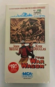 The War Wagon VHS SEALED Watermarks MCA John Wayne Kirk Douglas - Picture 1 of 10