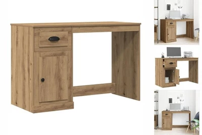 Schreibtisch Bürotisch Arbeitstisch Computertisch Mit Aufbewahrung Artisan Eiche - Bild 1 von 4